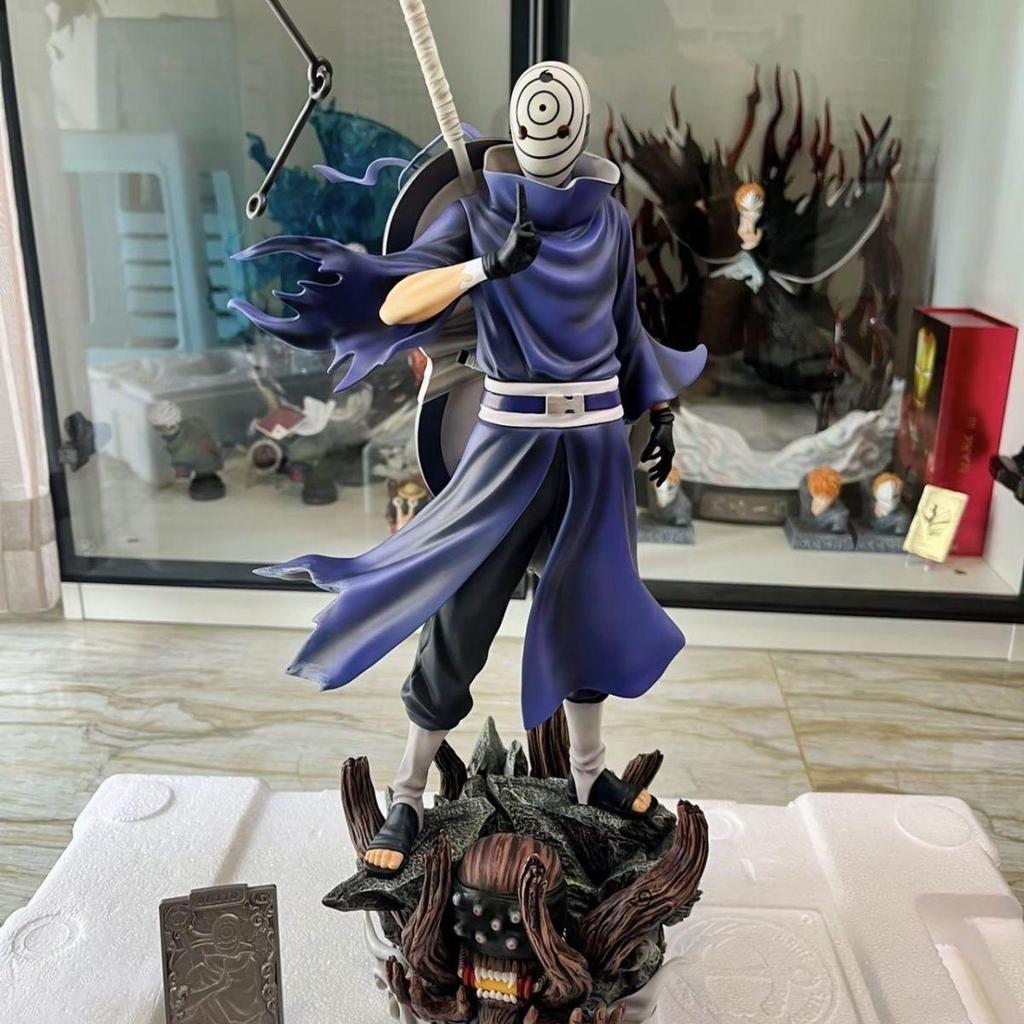 Naruto Anime Handheld Uchiha Obito Anime Statue Collection Model Toy Gift 21cm