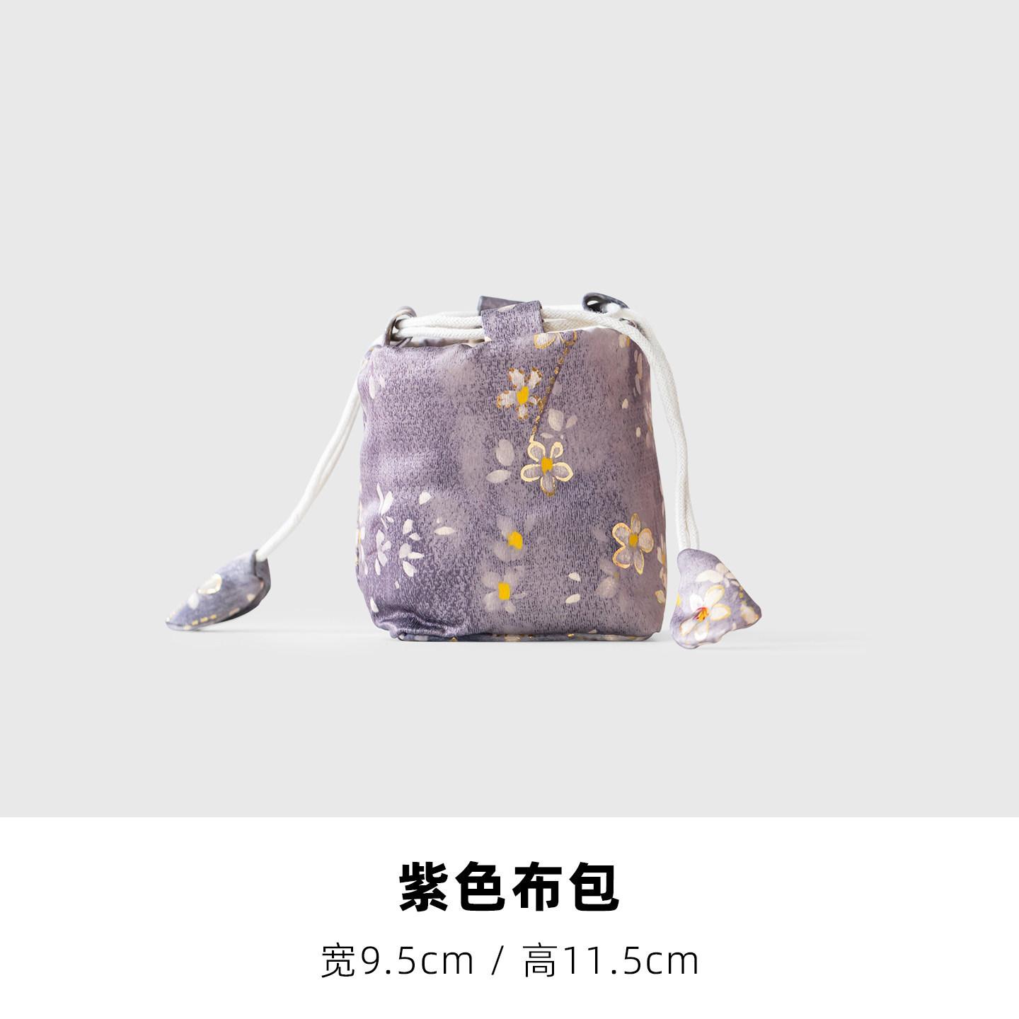 

Purple Cotton Cloth Fabric Drawstring Tea Cozies Aesthetic Hoppocket Tea Cozy For Teapot Portable Bag Travel Tea Set Bag Teaware