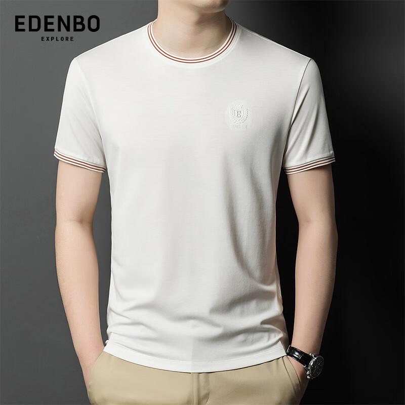 Edenbo Men s Mulberry Silk Blend Short Sleeve T-Shirt 3XL