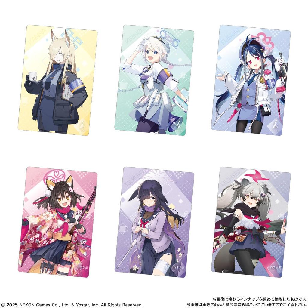 Blue Archive Wafers 3 box 20-piece (candy toys)