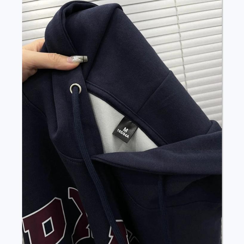 Korean Hip Hop Oversized Fleece Hoodie - Unisex Autumn/Winter Style