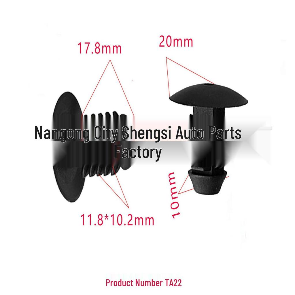 Car Headliner Trim Nylon Rivet Clips - Christmas Tree Fasteners for Interior Panels