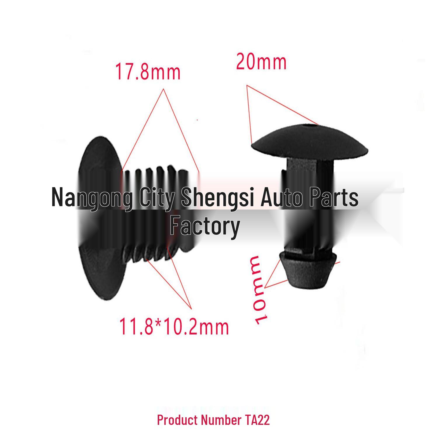 

Car Headliner Trim Nylon Rivet Clips - Christmas Tree Fasteners for Interior Panels 10000 Pieces