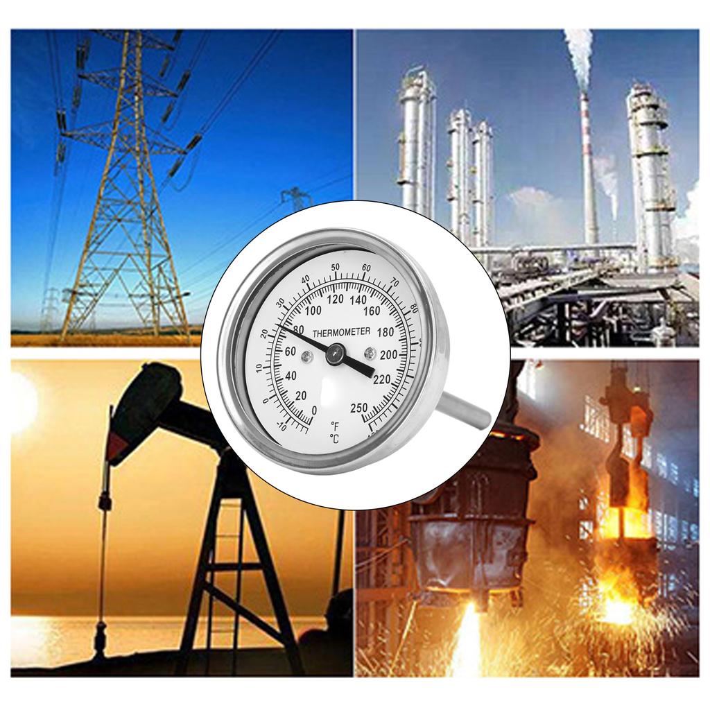 -18-120℃ Urtavla Termometer Grillugn Bimetalltermometer Visartyp Temperaturmätare