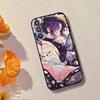 Hot Anime Demon Slayer Hard Phone Case For Samsung Galaxy A73,A72,A71,A70,A53,A52,A51,Soft Silicone Black Cover