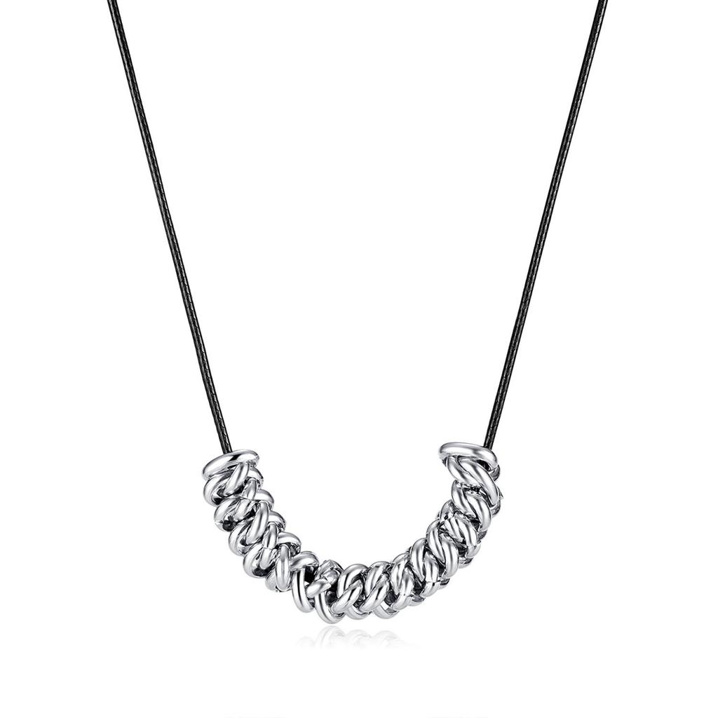 Titanium Steel Necklace for Men and Women - Fashionable, Trendy, and Versatile Design
