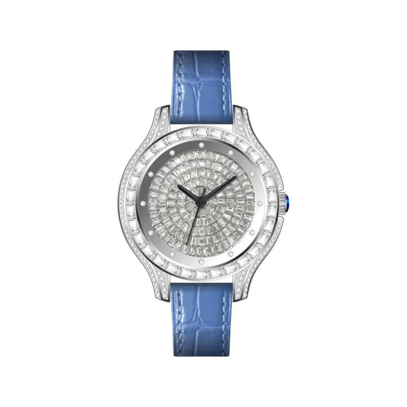 Trend Casual Full Diamond Women'S Watch Fashion Style Temperament Personalized Diamond-Encrusted Women'S Watch Steel Belt