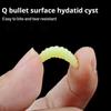 2cm/0.79" 100pcs Mealworm Soft Bait  Mini Soft Maggot Baits Mixed Fishing Lures Silicone Bionic Bread Worm Lure