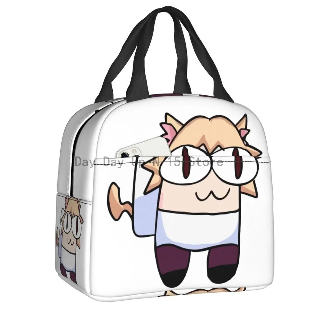 Custom Funny Neco Arc Lunch Bag Men Women Cooler Warm Insulated Lunch Box for Student School Thermal Bags lunchbag