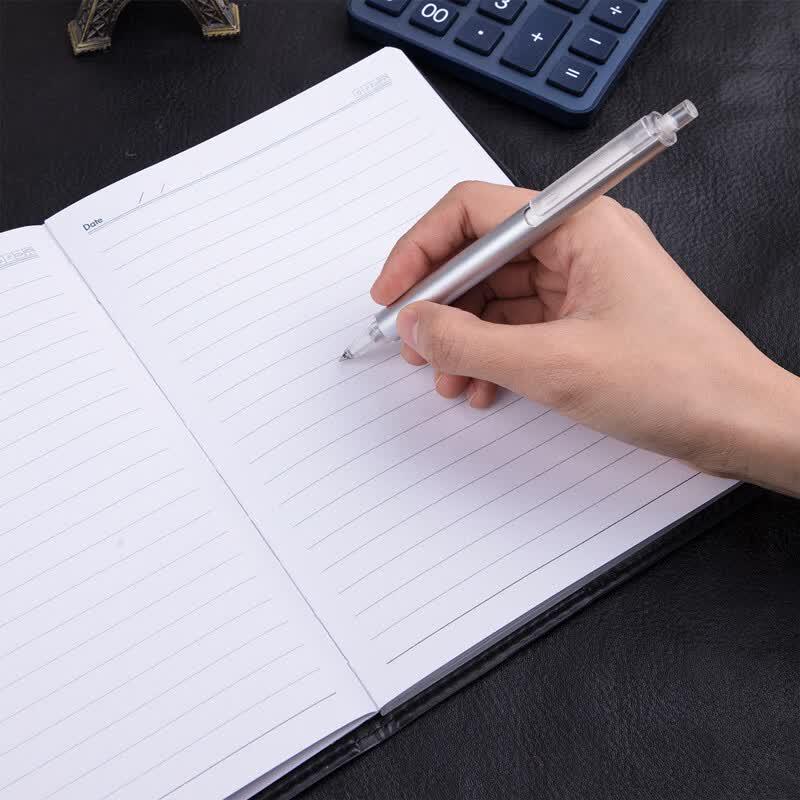 Deli 7901 Faux Leather Hardcover Notebook
