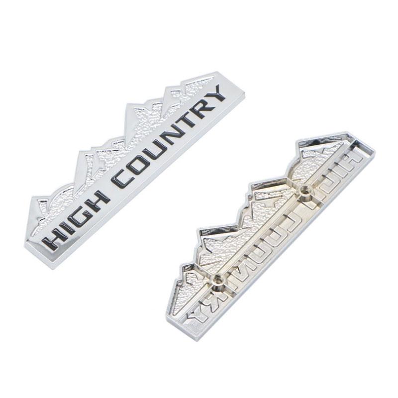 HIGH COUNTRY letter car stickers for all off-road models Highland area pattern Body modification accessories Rear trunk decorate