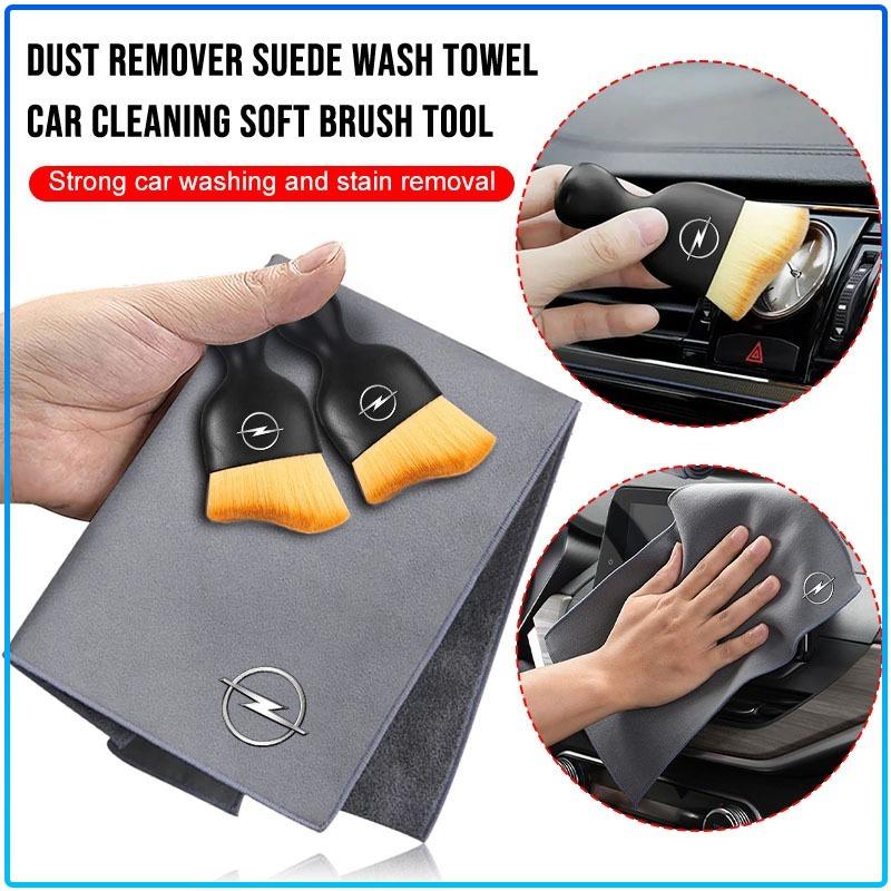 Car Cleaning Soft Brush Car Wash Towel Microfiber Cleaning Rag Cloth For Opel Astra H G J Insignia Mokka Zafira Corsa Vectra B C D