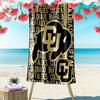 Colorado Buffaloes Print Beach Towel, Large Soft Quick Dry Towel for Beach Camping Swimming