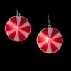Santa Claus Xmas Dangle Ear Clips Electric Luminous Christmas Pendant LED Drop Earrings  Girls
