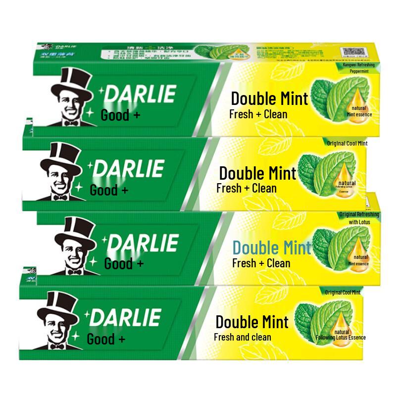 

Darlie Double Mint Toothpaste, 4 x 175g
