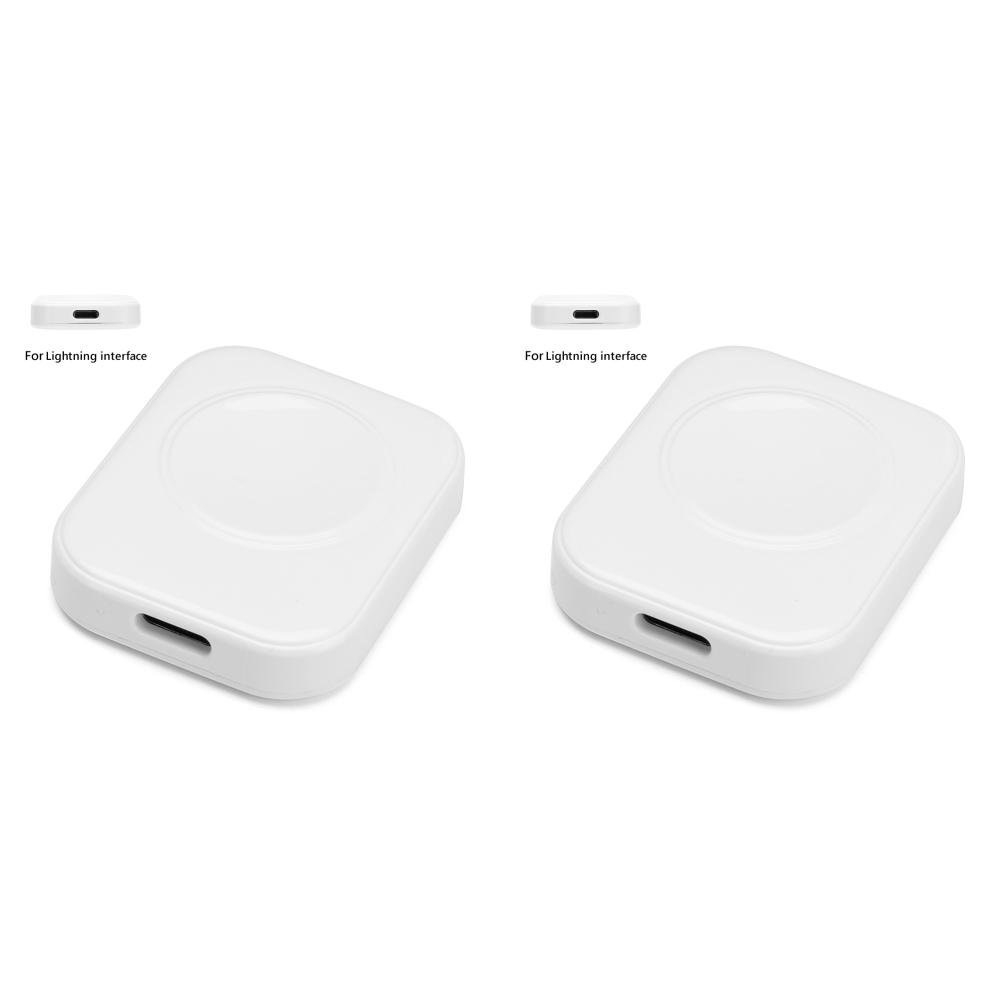2/1PCS Portable Wireless Charger For Apple Watch 8 7 6 5 4 3 2 1 SE for iWatch Series Magnetic Charging Station Dock 8Pin Type-C