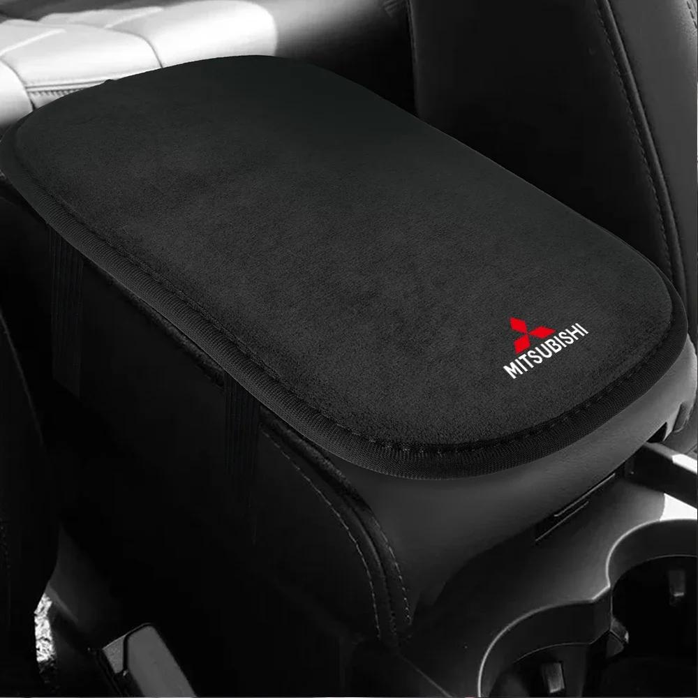 Neues Auto Mittelkonsolen-Pad Fellleder Auto Armlehnen-Sitzkasten Abdeckung Schutzpolster für Mitsubishi ASX Lancer 10 Pajero Outlander
