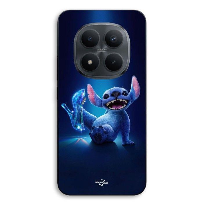 Coque de téléphone - MANIACASE - Xiaomi Redmi Note 15 Pro Plus 5G - silicone TPU - motif Stitch/Cendrillon (Disney) - noir