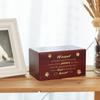 Cat Ashes Box Pet Funeral Cremation Box with Carved Word Wooden Urns Box Keepsakes Funeral Casket Pet Dog Memorial Gift