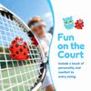 4PCS Cute Animal Shape Tennis Racket Shock Absorber Silicone Tennis Racket Dampener  Tennis Practice