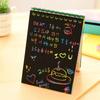 Children Graffiti Notebook DIY Scratch Drawing Toys Painting Book Black Early Learning-Focused Toy Fun Present