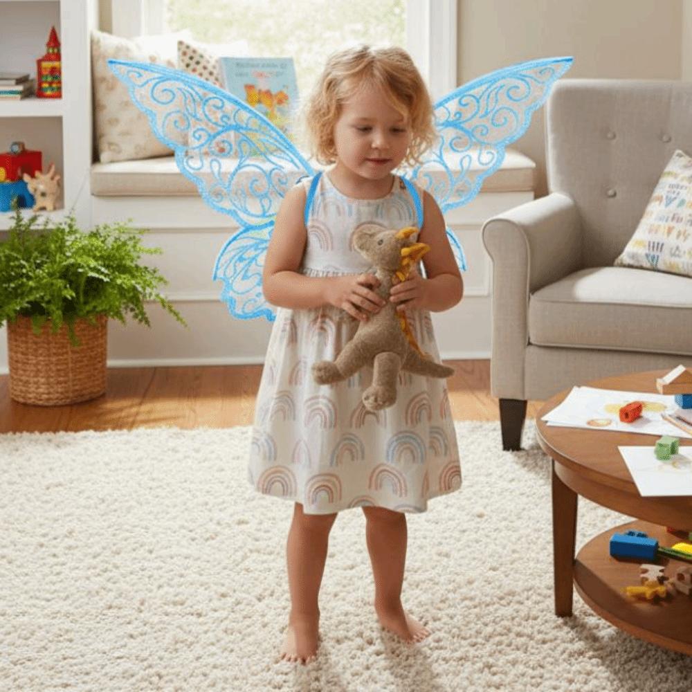 Sparkle Butterfly Fairy Wings Colorful Elf Wings Costume Fantasy Cosplay Wings Party Favor