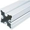 TRUSCO 25mm Square Aluminum with Frame, 1.5m, Grooves, AFB4-1500