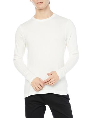 [Haines] Long T-shirt, Warm Innerwear, Cold Weather Wear, Fleece Material, Thick Inner Shirt, Long Sleeve, Warm, Brushed, Round Neck, Warm T-Shirt