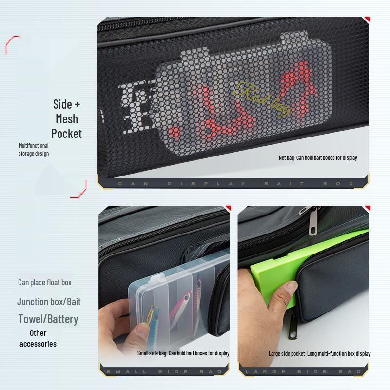 Grsaed Waterproof Double-Layer Fishing Rod & Tackle Bag