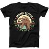 Mama Sloth with Baby on Back T-shirt