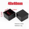 Black PVC Furniture Table Foot Tip Chairs Legs Pad Protector Cover Square/Round Caps Pipe Plug Lid Tube Hole Protection End Cap
