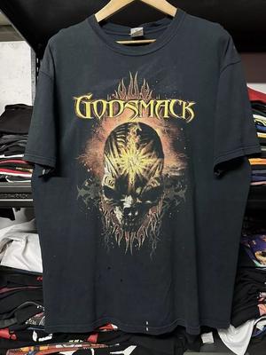Godsmack Band Promo Nachdruck Schwarz Kurzarm Unisex T-Shirt Für Männer Frauen Unisex T-Shirt