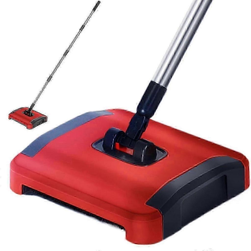 Carpet Sweeper Manual Carpet Sweeper Floor Sweeper Carpet Brush Detachable Carpet Cleaner For Pet Hair Dust Debris 26-27s