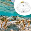 Fishing Net Cage Automatic Open Closing Wire Fish Crab Trap Net Outdoor Fishing Accessories
