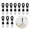 10Pcs Braided Cotton Loop Towel Clip Towel Hook Holder Towel Hangers Rack Metal Clip Home Storage Hanger Easy To Use