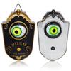 Halloween Doorbell with LED Rotating One-eyed Eyeball Creepy Sounds Scary Haunted Doorbell Halloween Decoration for Home Party Bar Props.