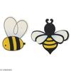Wooden Miniatures - Bees - 3.7 X 4.2 Cm - 8 Pcs