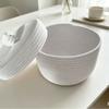 Cotton Rope Multifunctional Desktop Storage Basket Minimalist Organizer Box for Toys Keys Jewelry Home Storage