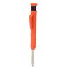 Mechanical Carpenter Pencil with Sharpener Woodworking Deep Hole Pencil for Metal Plastic Marking Orange