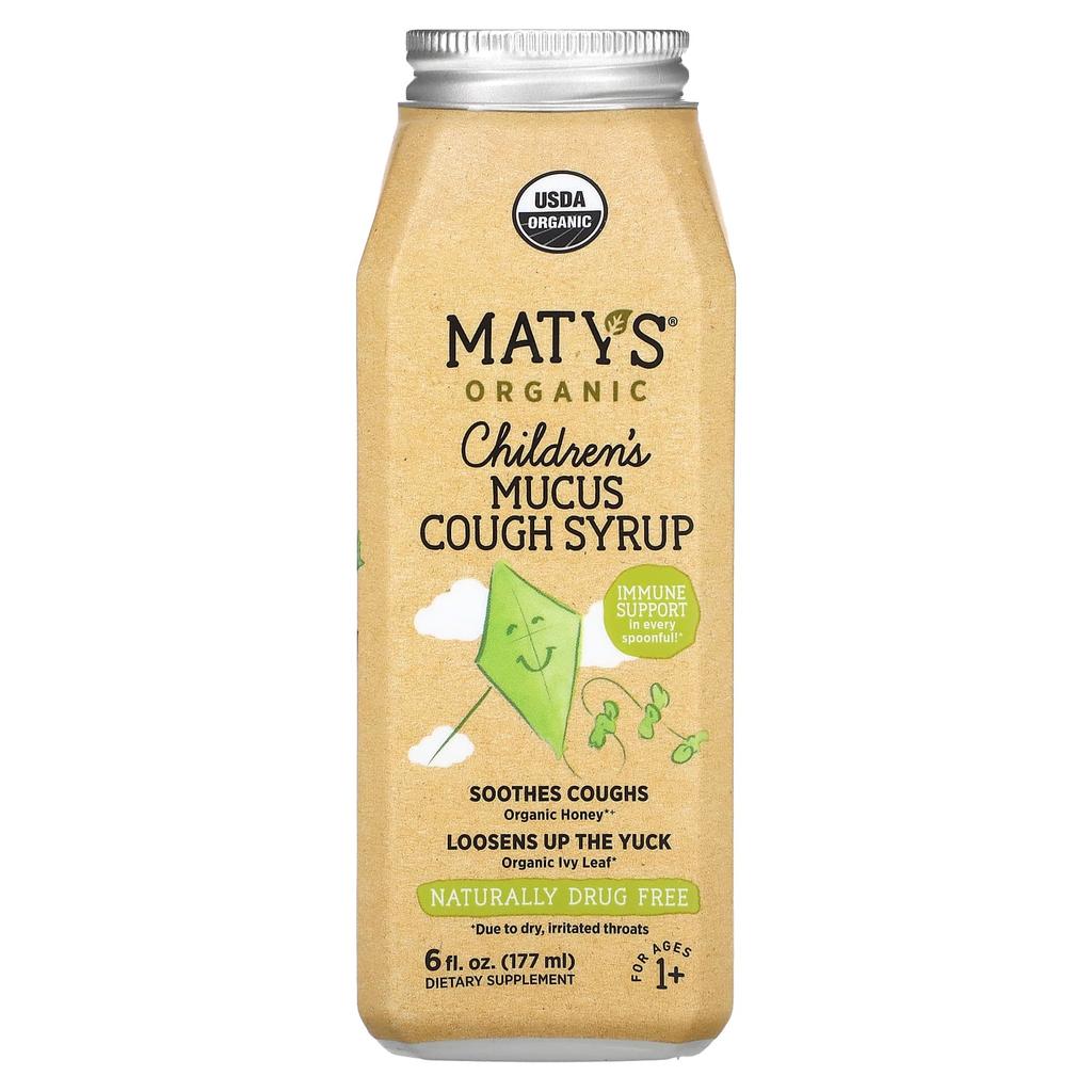 Maty's, Organic Children's Nasal Cough Syrup, Ages 1+, 6 fl oz (177 ml)