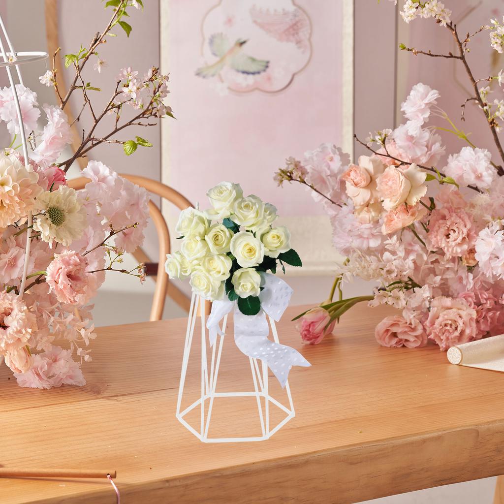 Svatební květinový stojan, dekorativní, geometrické vázy, stojan na květinové aranžmá, držák na květiny na podlahu pro zásnuby, obřady