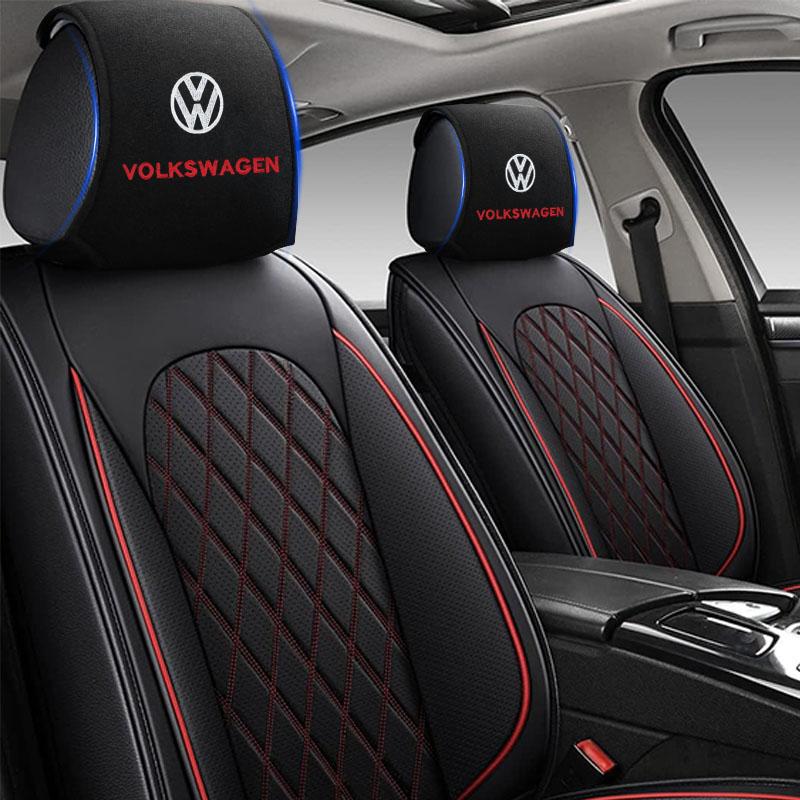 Car Seat Back Headrest Pillow Storage Bag Dustproof Cover For Volkswagen Polo Golf-4 5 6 7 MK5 MK6 MK7 Tiguan Passat 3B7 601 171
