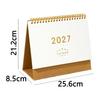 Multi-function Desktop Paper Calendar Standing Planner Scheduler 2027 Desk Calendar  Home Office