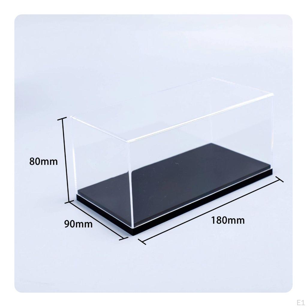1:43 Car Display Case High Crystal Clear Appearance Model Dustproof Transparent