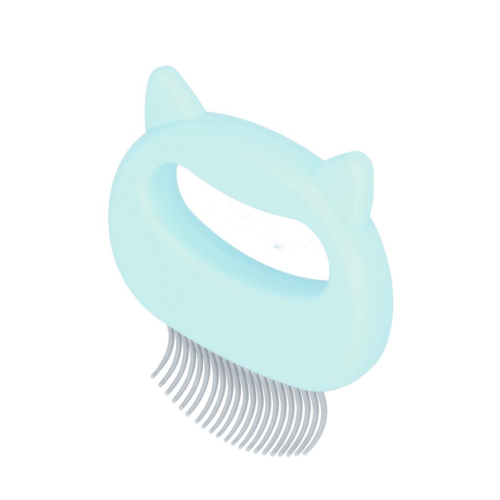 Kočičí srst Hřeben s mušlí Odstraňování podsady Rozčesávání Uzly Hřeben Nástroj pro péči o domácí mazlíčky Zelený