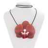 Pearl Phalaenopsis Flower Necklace Colorful Korean Style Choker  Photograph