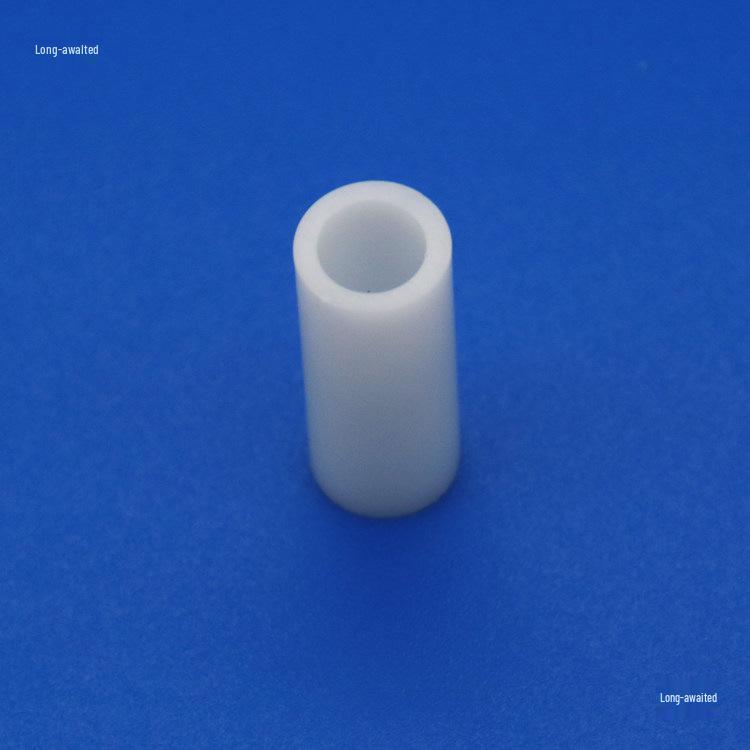 M3 7-3.2 ABS Insulating Standoff: Straight-Through Hollow Cylinder, Black/White