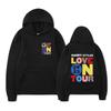 Love on Tour Print Fashion Sweatshirt Hip Hop Casual Tops Oversize Unisex Autumn Winter Fleece Streetwear Tops