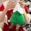 Plush Christmas Tree Doll Soft Stuffed Toy Pillow Bookshelf Xmas Decor Holiday Party Display Prop Kids Gift