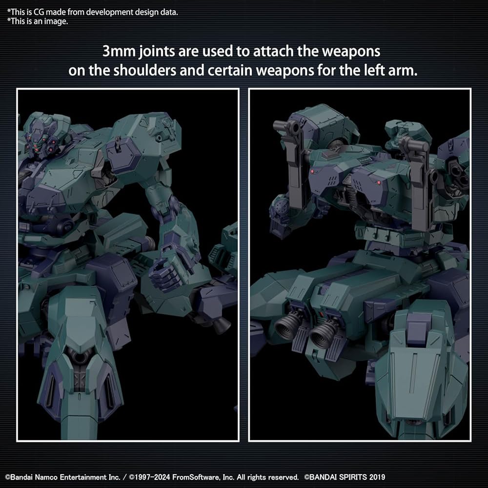 Bandai Spirits 30MM Armored Core VI Fires of Rubicon Balam Industries BD-011 Melander Colored Plastic Model Kit